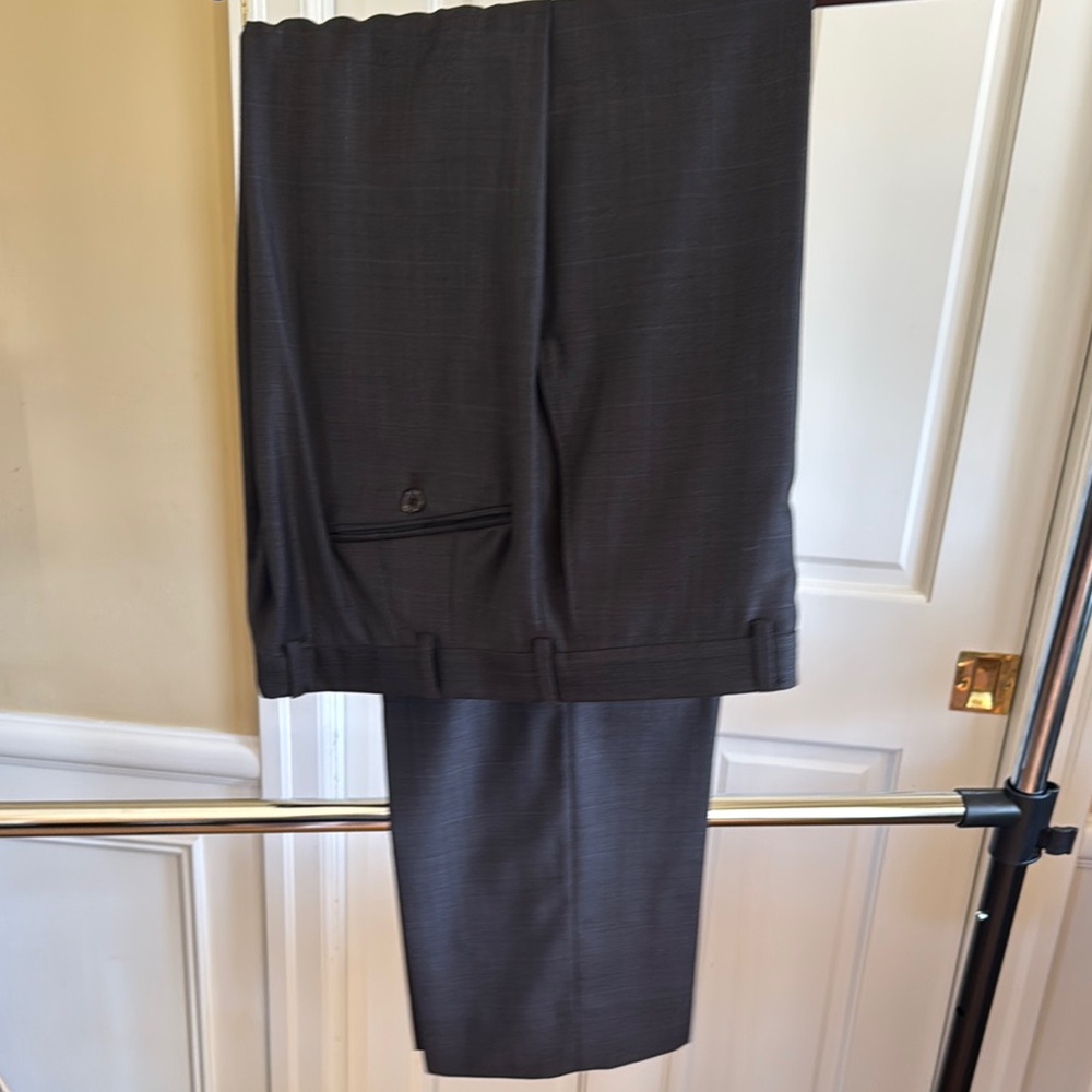 Hickey Freeman Charcoal Trousers